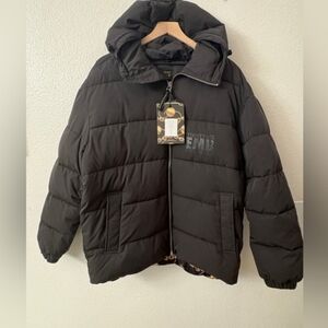 RZA WuTang 36 Chambers Embassy of Brick and Logs Puffer Jacket size Medium